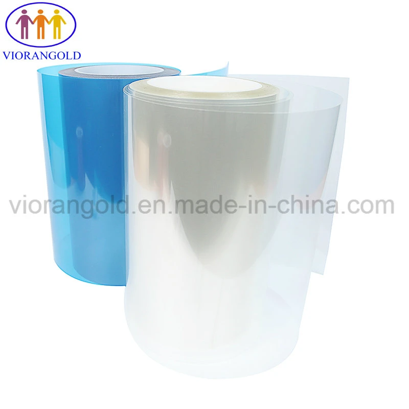 25um/36um/50um/75um/100UM/125um Pet azul de la protección de la película con adhesivo de silicona para proteger la pantalla del ordenador