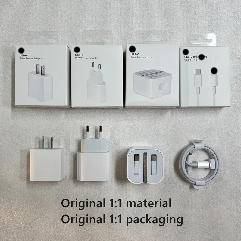 35W PPS Foldable Us Plug Wall Charger 2 USB-C adaptador de alimentación al por mayor 1-1 original USB C Charger 35W PD carga rápida de pared, carga rápida adaptador de alimentación PLU