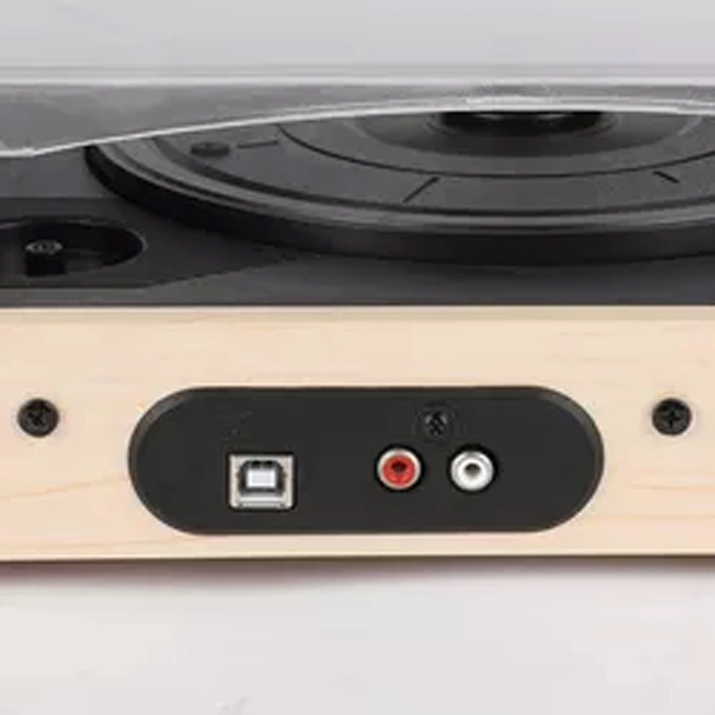 تخصيص المصنع Wood Vinyl Turntable LP Record Player مع RCA خط إلى الخارج