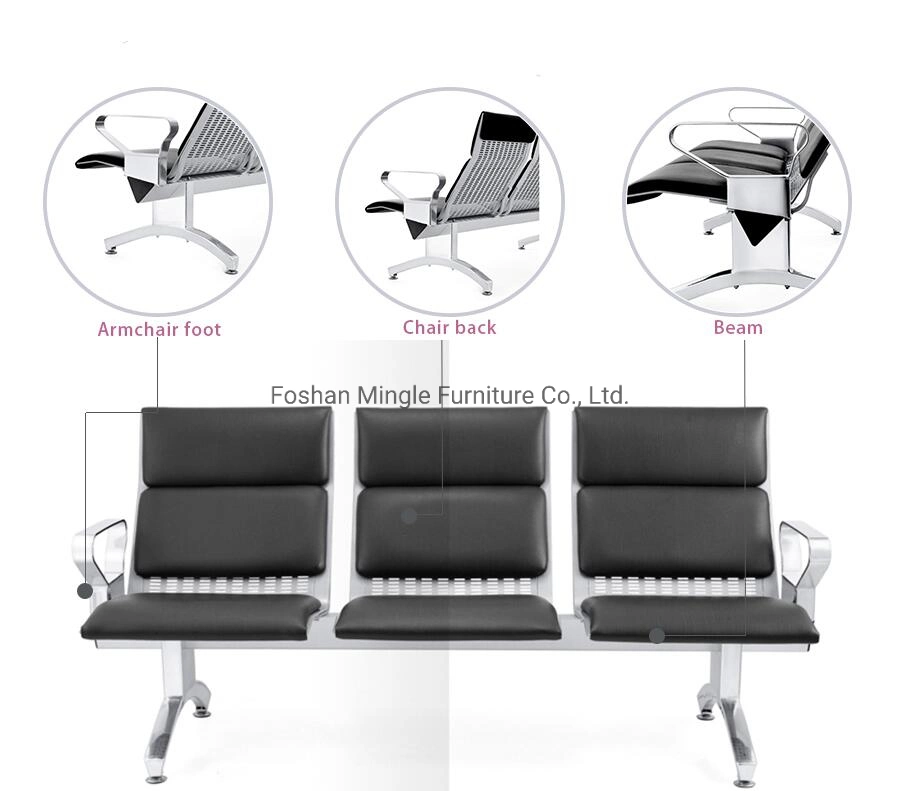 Row Airport Chair Waiting Bank Row Chair Hall Waiting Chair Public Seat