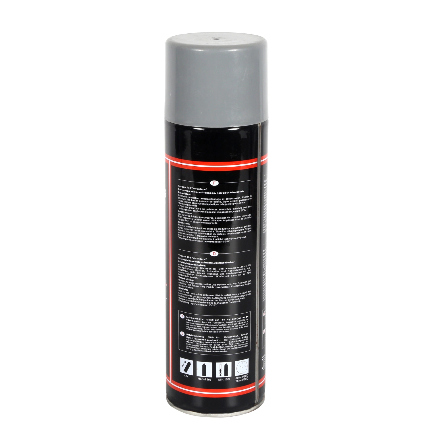 Water Based Hand Spray Paint for Auto Car Undercoat Protect Coating with Anti Rust Corrosion Resistant