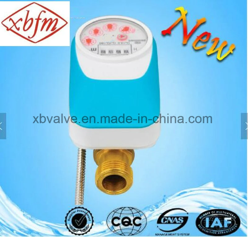 Direct Reading Remote Valve Control Water Meter (Light Blue Color)