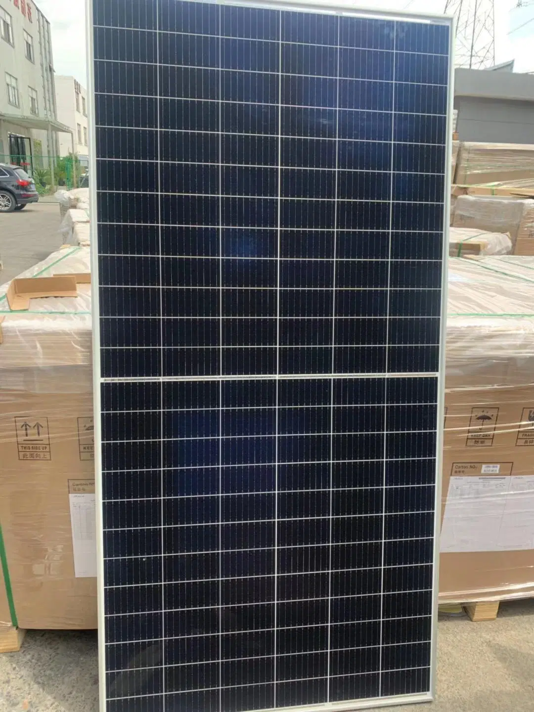 545W Perc Monocrytalline Single Glass Monofacial Runsolpv Solar Module Panel High Power System BIPV Solar Pumping Roof Seasides Island Beach Farmland Desert 540