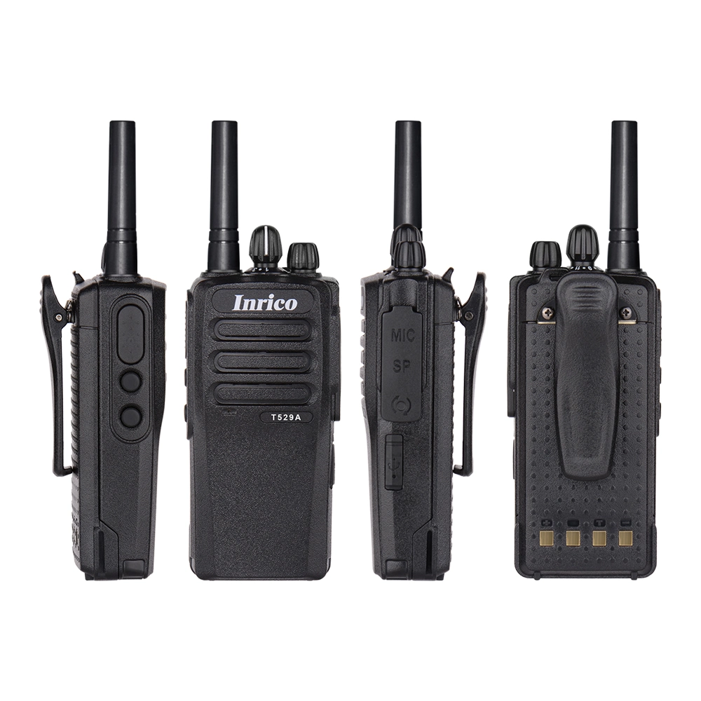 Inrico T529UN POC de 4G LTE 4000mAh y la tarjeta SIM de Radio walkie talkies