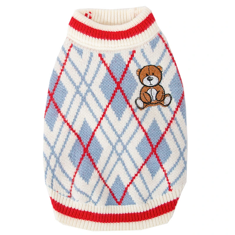 Cat Bear Sweater Two Legs Knitted Sweater Pet Clothes