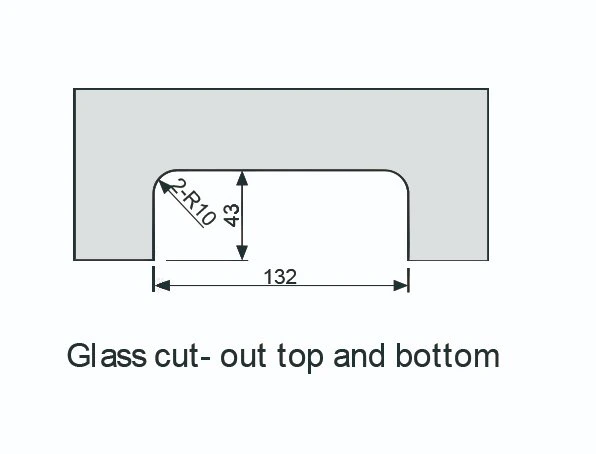 Best Selling ODM Glass Door Accessoriees Commercial Use High Safety Stainless Steel Cover Plate Lock Patch Fitting