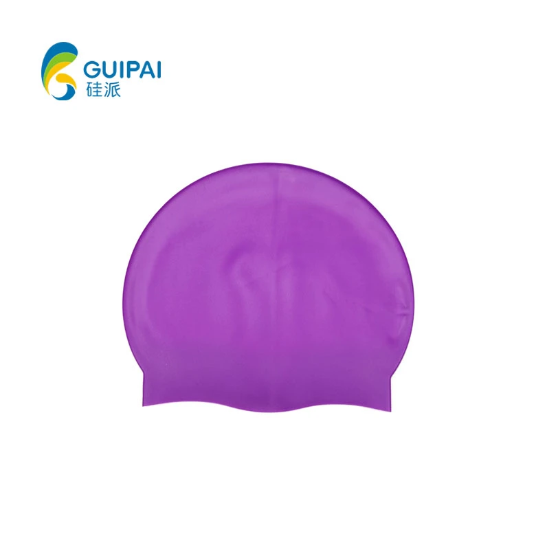 Regalos de promoción de logotipo personalizado silicona Deportes natación sombreros para adultos