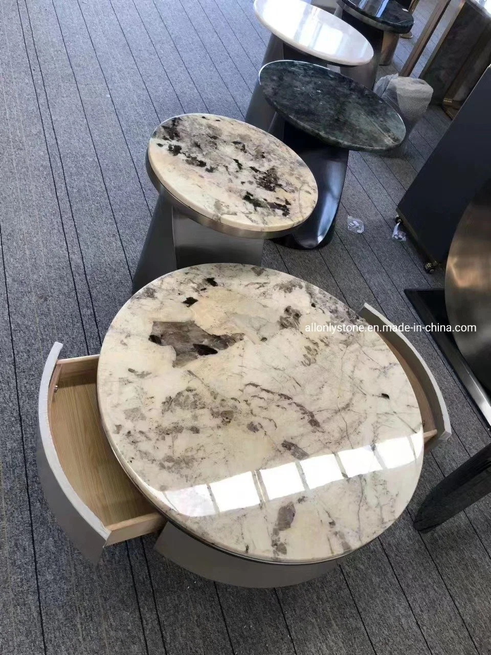 Natural Luxury Stone Patagonia Quartzite Sofa Living Room Furniture for Coffee Center Table