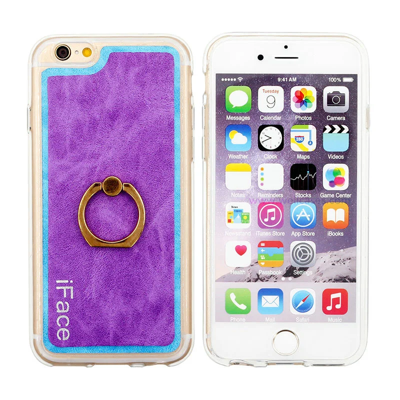 Wholesale PU/TPU Protective Cover/Mobile Case with Ring Holder