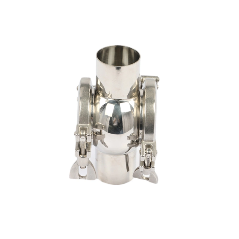 Sanitary Stainless Steel 316 Four Way Tri Clamp Sight Glass