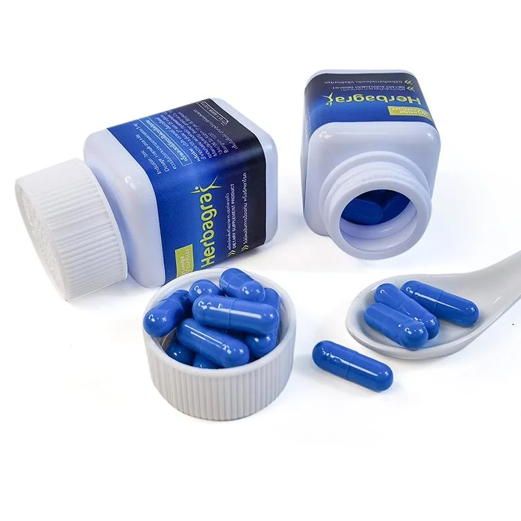 Blue masculino pílulas herbal melhorar Stamina homens sexo de longa duração Cápsulas de potência