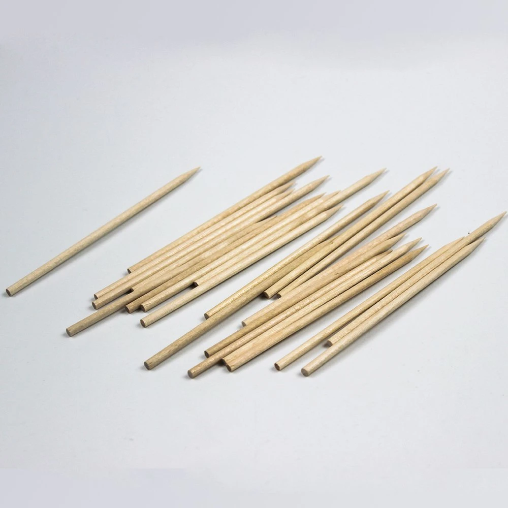 Hot Sale Disposable Wooden Tableware 114mm Length Birch Wood Rod for Party