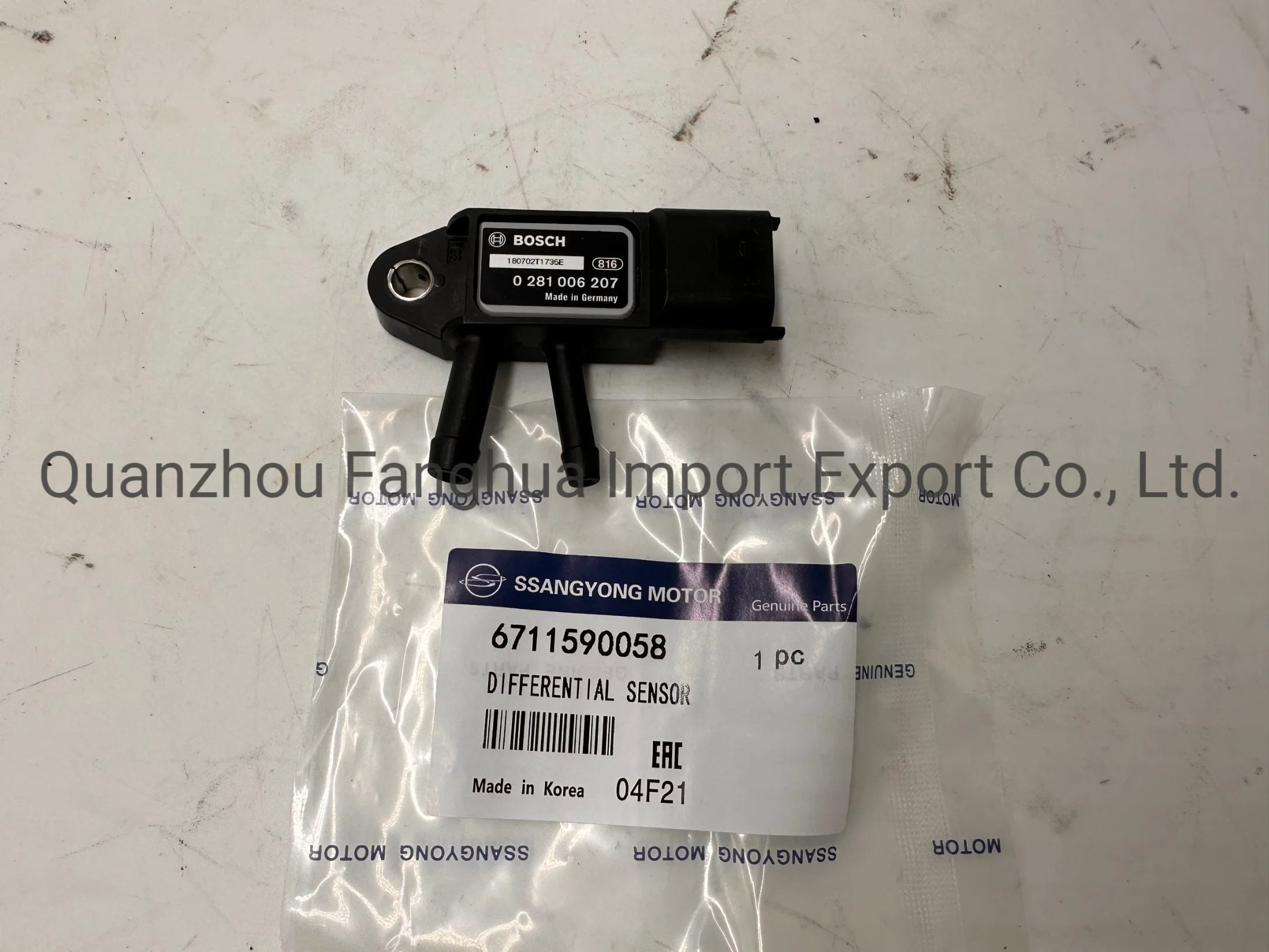 Sensor de presión de escape para el Ssangyong Actyon Sports II Korando 6711590058