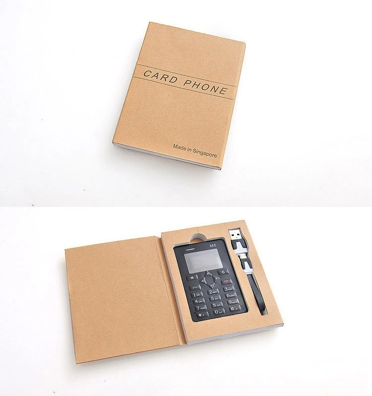 Wholesale/Supplier Mini Credit Card Shape Mobile Phone GSM Pocket Phone M5 for Students and Kids