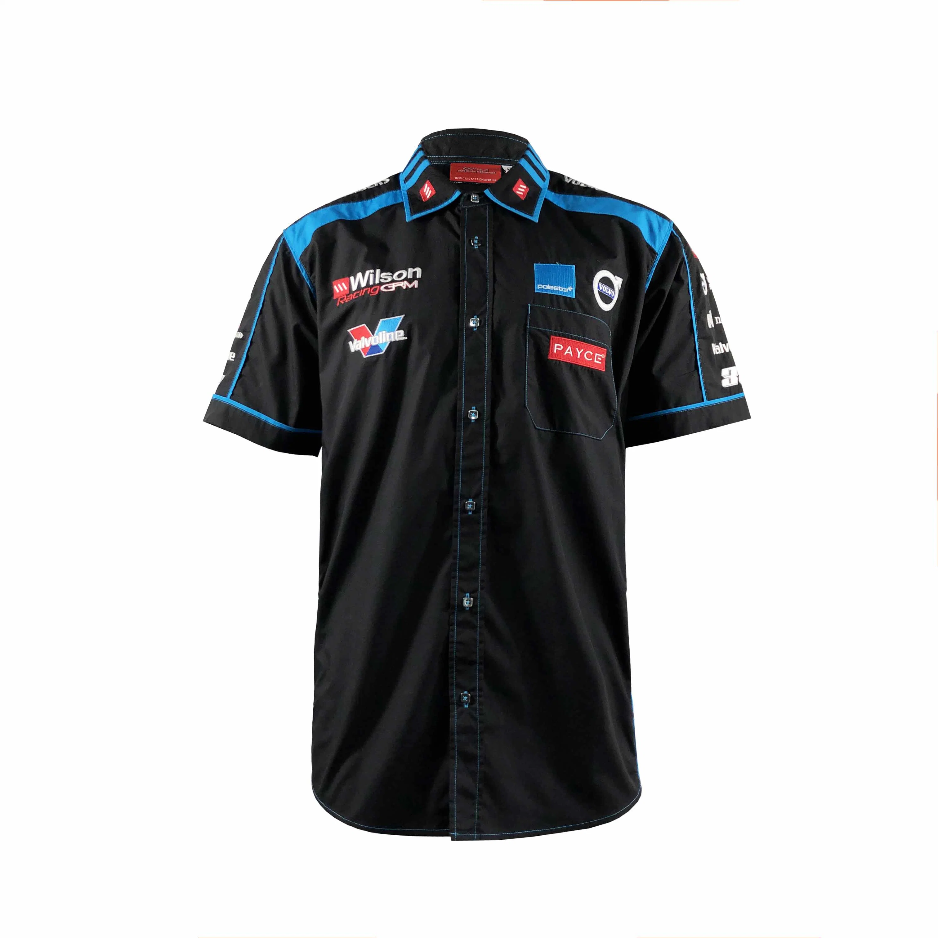 Custom Embroidery Supercar Sports Uniform Racing Apparel Volvo Shirt Factory