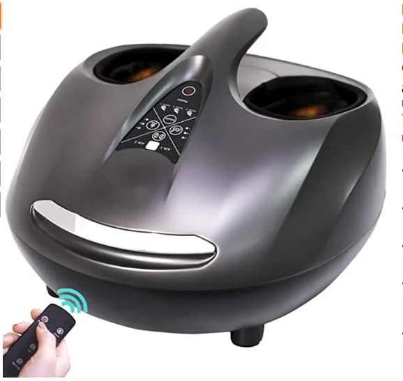 Amazon Popular Foot Massager Machine with Heat, Shiatsu Deep Kneading Therapy, Compression, Electric Foot Massage