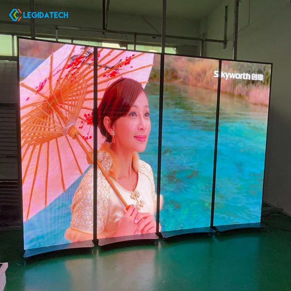 Indoor Digital LED Posterp1.8 P2 P2.5 Mirror Poster LED Screen Display