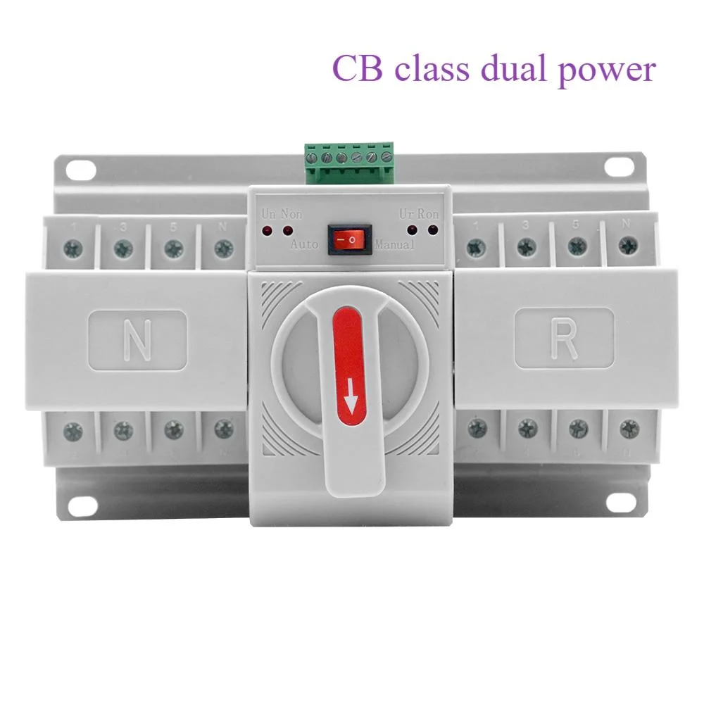 Moreday Electric Circuit Breaker Type Automatic Transfer Switch 2p 4p AC Dual Power ATS