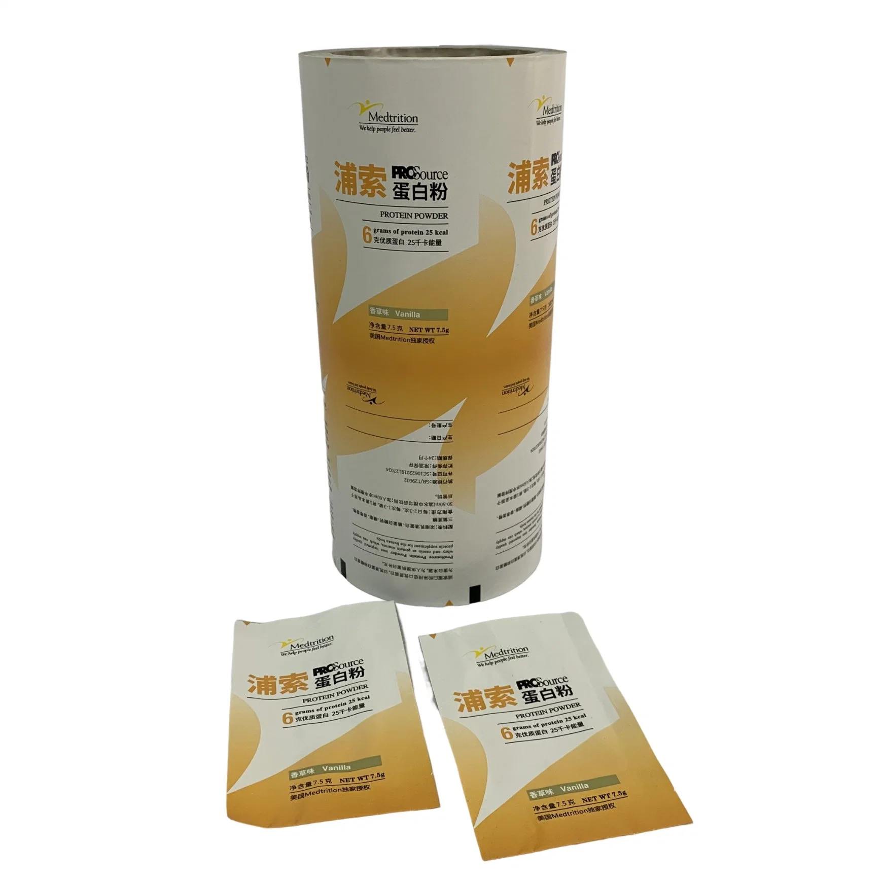 Beautifully Printed Soft Packaging Composite Film Roll Pet/Al/PE Material