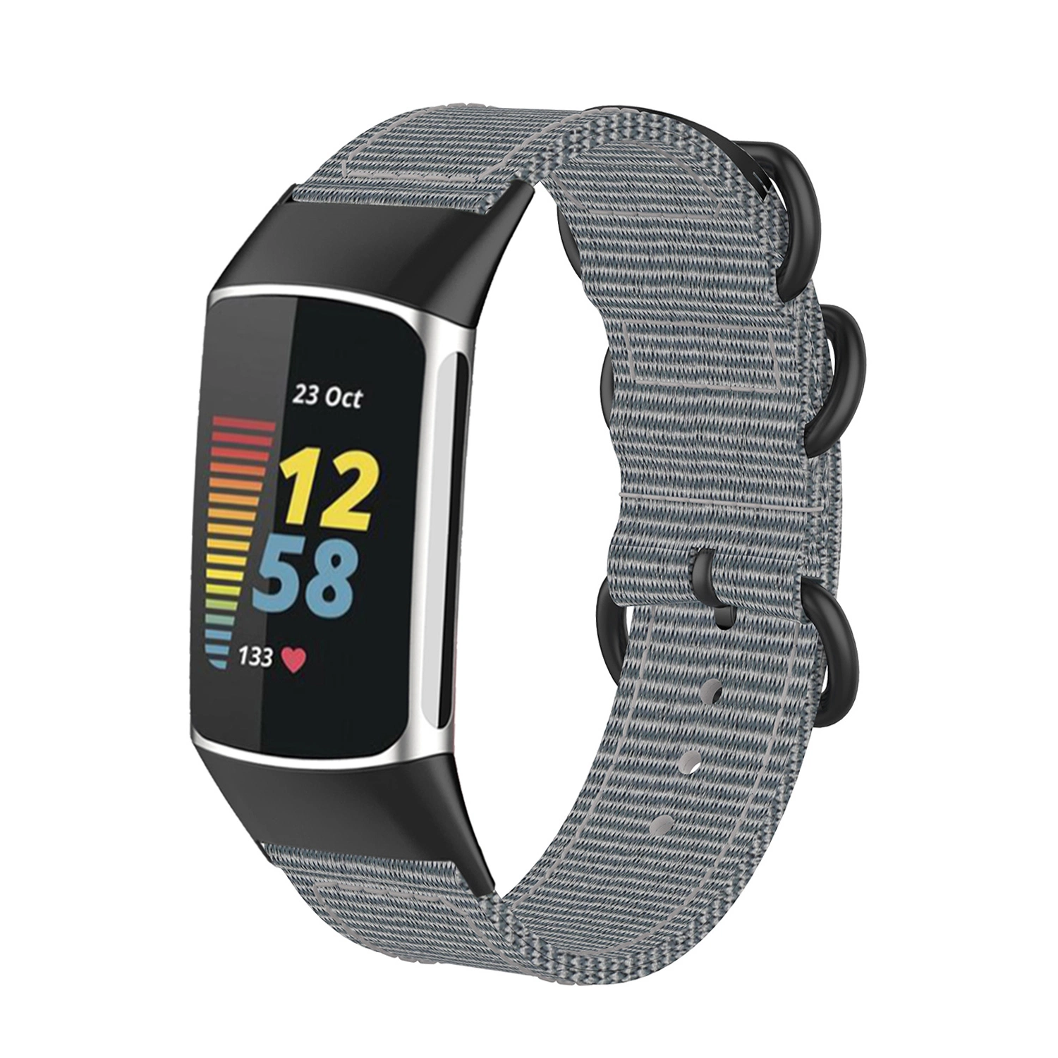 Tissus de nylon doux Bracelet Sport Femmes Hommes Regarder la bande de remplacement pour charge Fitbit 5