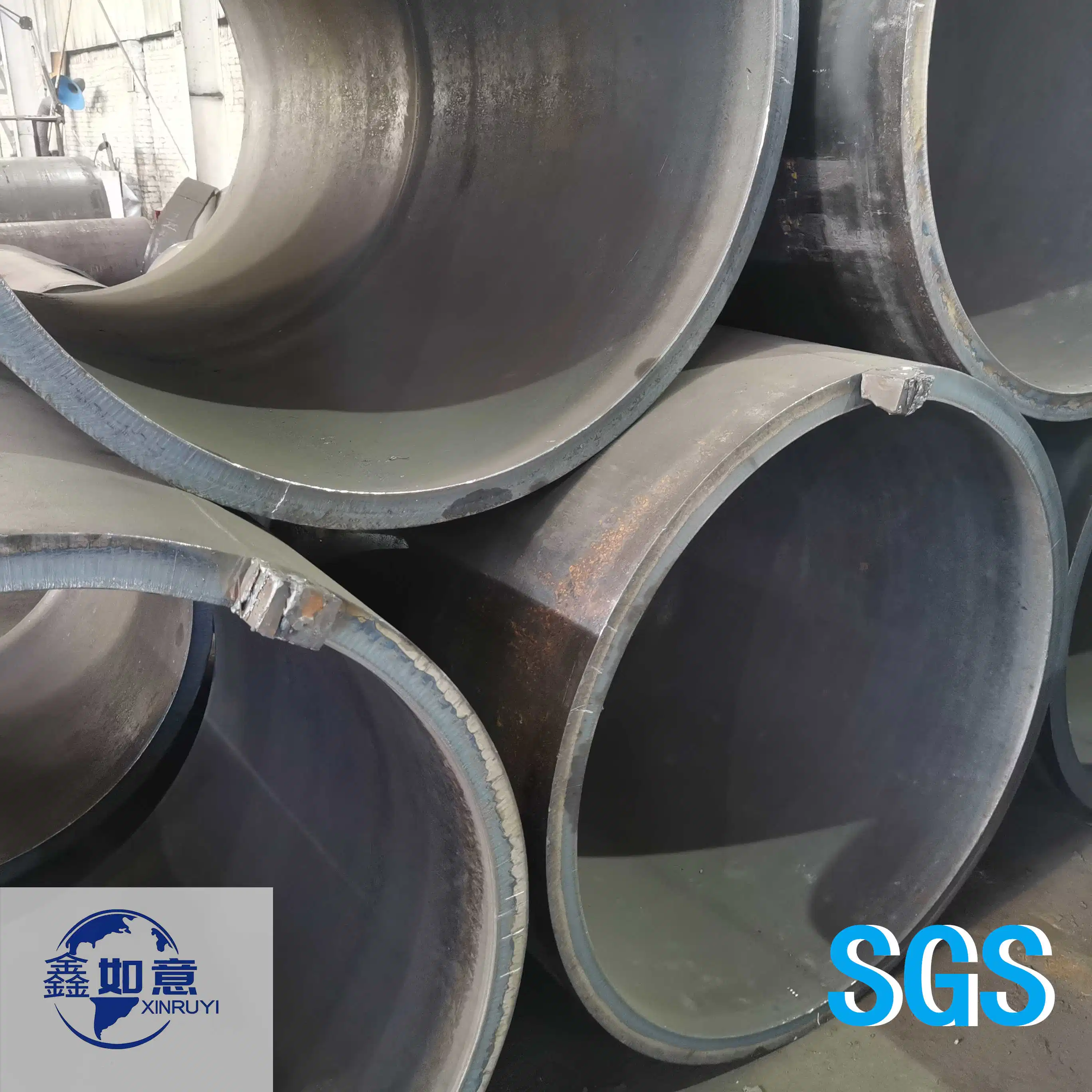 Stock Stainless Welded Welding Carbon Alloy Round Steel Pipe Tube for Building Materials/Water Pipe/Boiler Heating Furnace Support Pipe