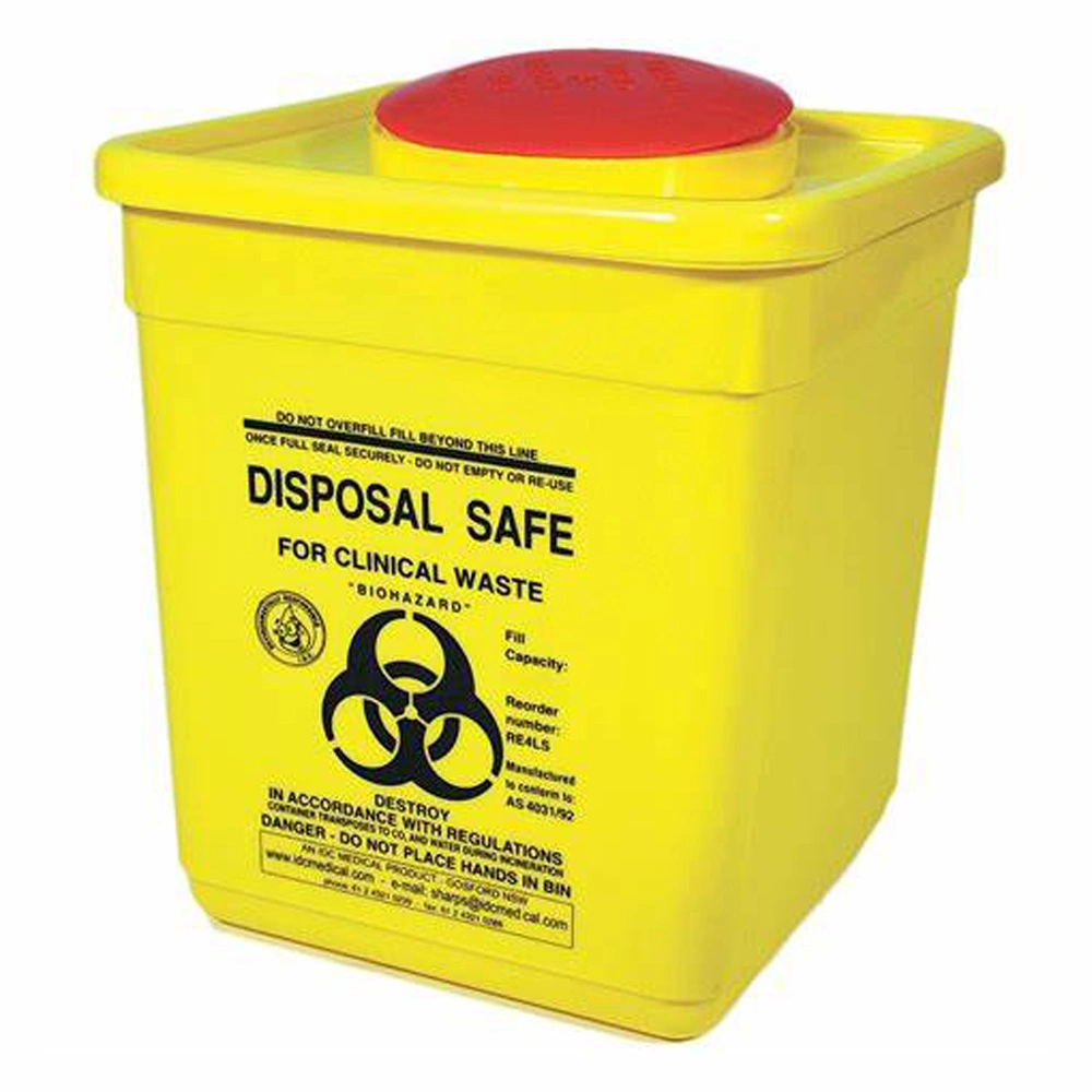 Hospital Medical Waste Box Disposable Plastic Sharp Container