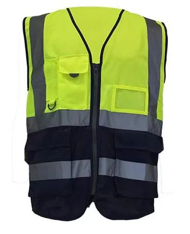 Los hombres chaqueta de trabajo de alta visibilidad Ropa de trabajo capa reflectante de seguridad con Capucha Sudadera Mens Wrok chaquetas de invierno ropa de abrigo