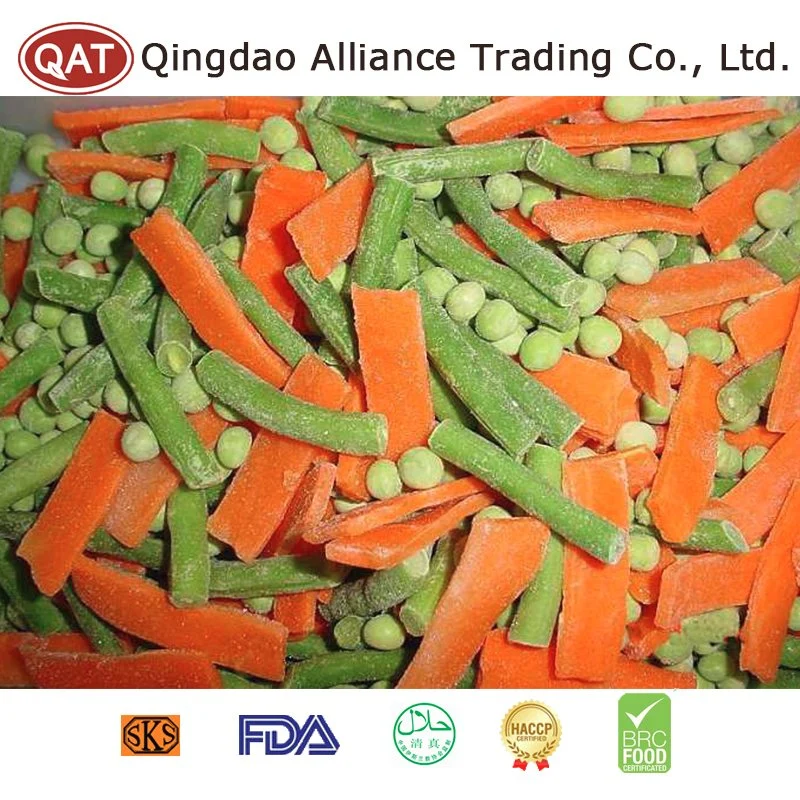 Frozen Vegetables with Green Beans Soy Beans Carrot