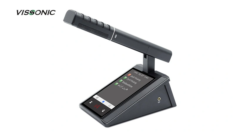 Vissonic Multimedia Digital Conference System with Touch Screen Wired Microphone Vis-DMD