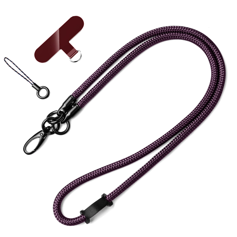 Universal Cell Phone Lanyard Crossbody Polyester Phone Strap 7mm Thick Strong Climbing Rope Compatible for All Mobile Phones