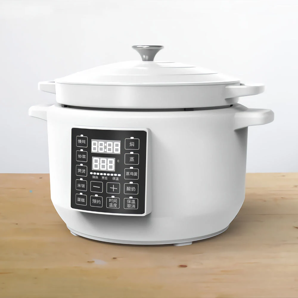 6L Non Stick Cookware Pot esmaltado fundición Hierro eléctrico Holandés Horno