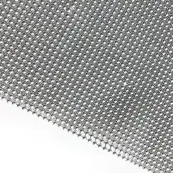 Promotion Metal Silver Beads Fabric for Clothes