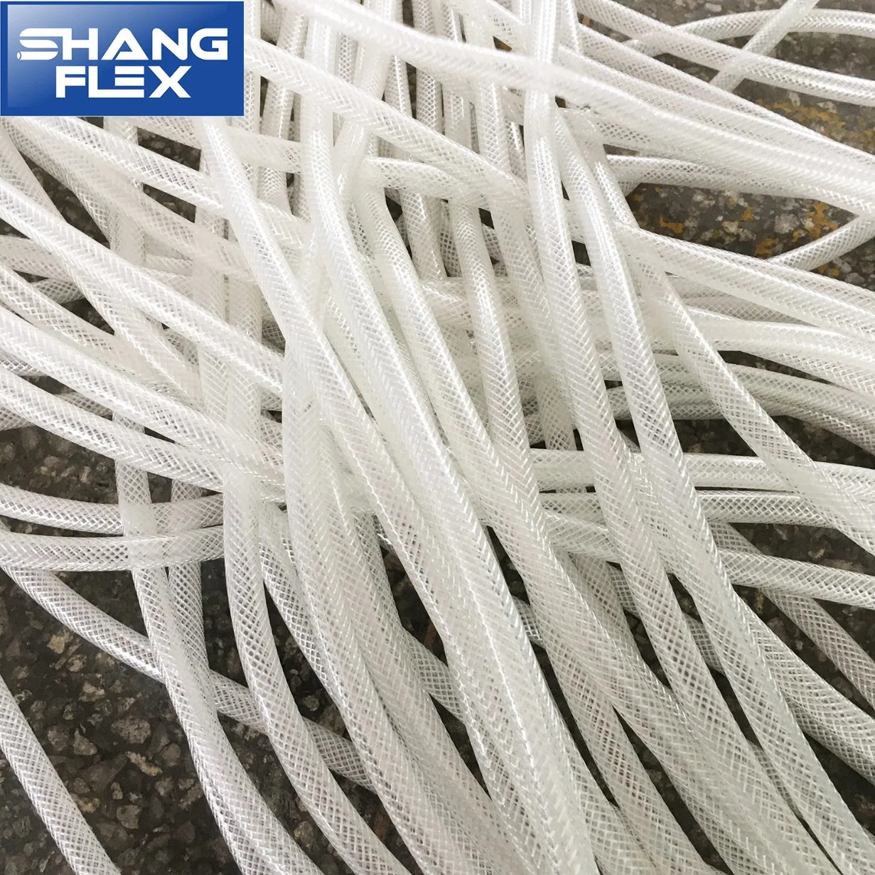 Food Grade USA European Standard FDA Reach Clear Braided Reinforced PVC Hose