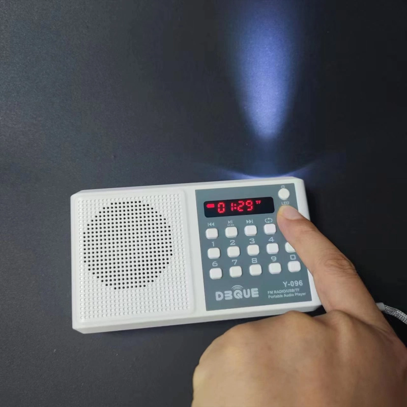 Tragbarer Mini-Lautsprecher FM Radio für alte Mann Studenten Geschenk