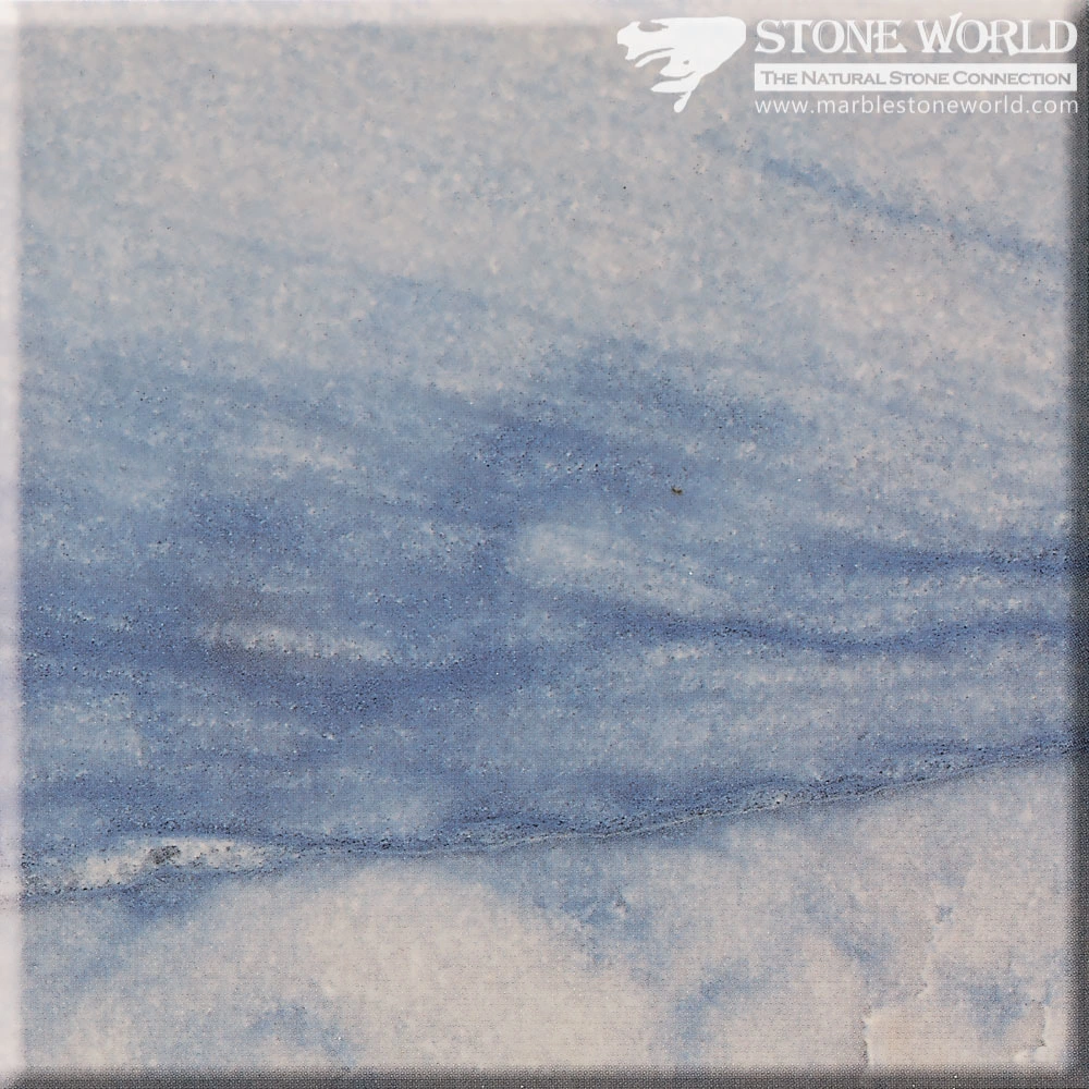 Azul Macaubas losas de mármol pulido para pisos y paredes (MT069)