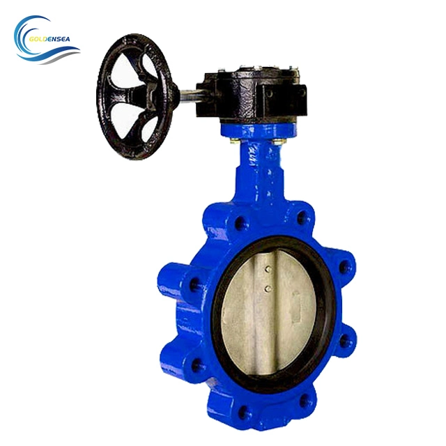 Factory Custom Pn1.0MPa-1.6MPa Nominal Pressure PTFE PFA FEP Seated Lug Type Resilient Butterfly Valve