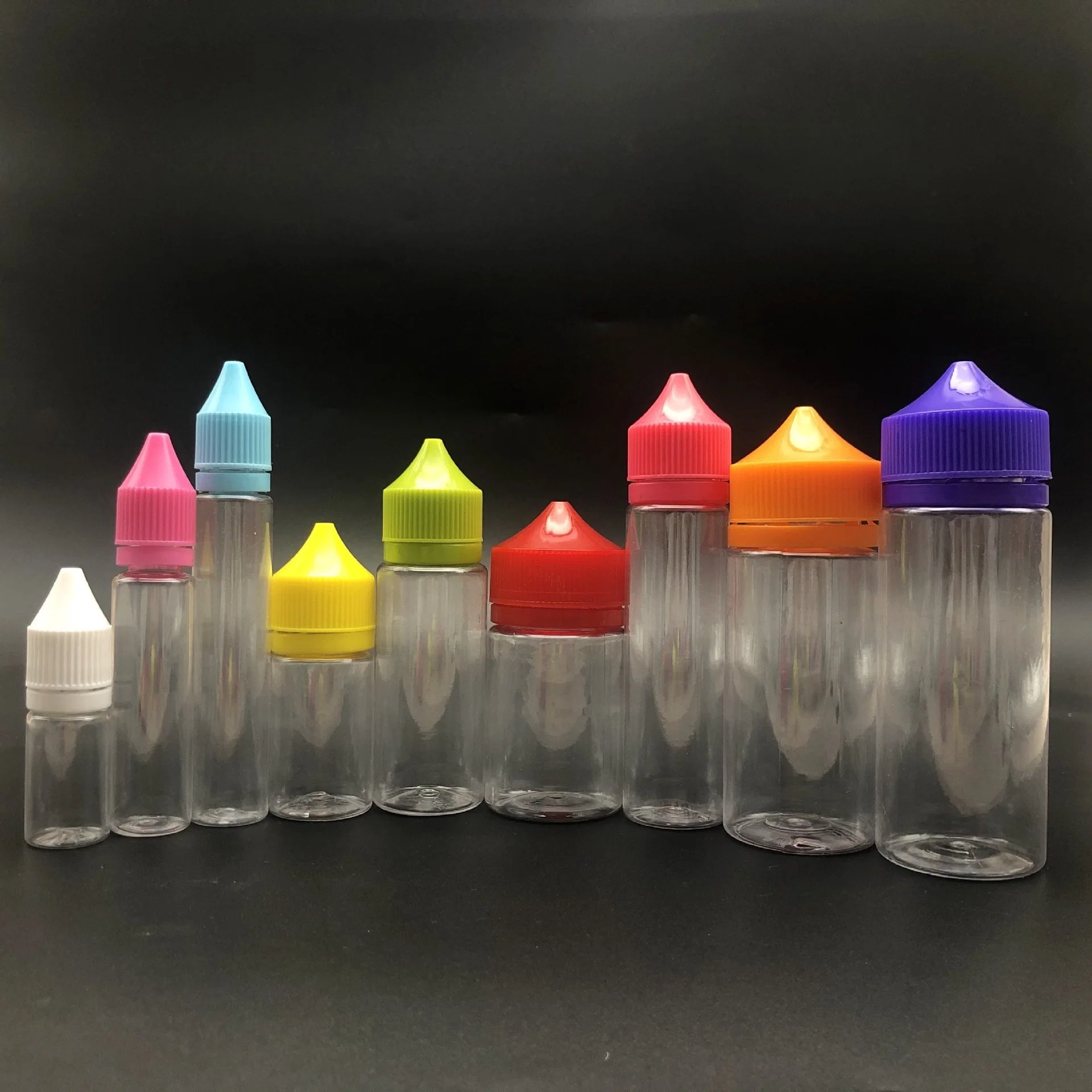 E Liquid Screw Plug Pen Shape Pet Plastic Dropper Bottle with Childproof Tamper Cap