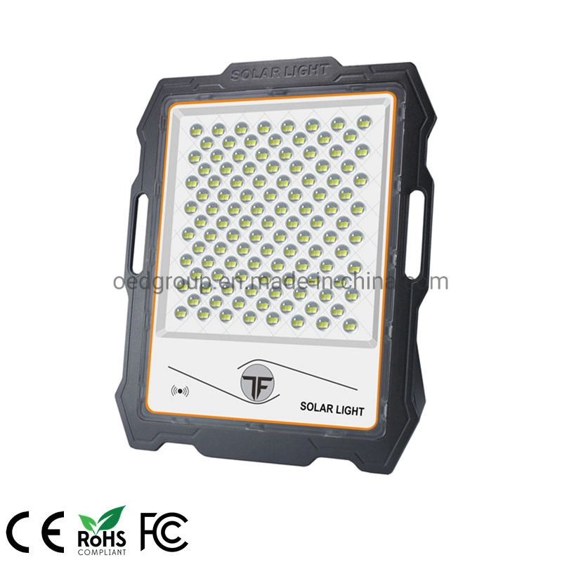 IP67 portátil con sensor óptico y el sensor de movimiento 300W Reflector LED de energía solar