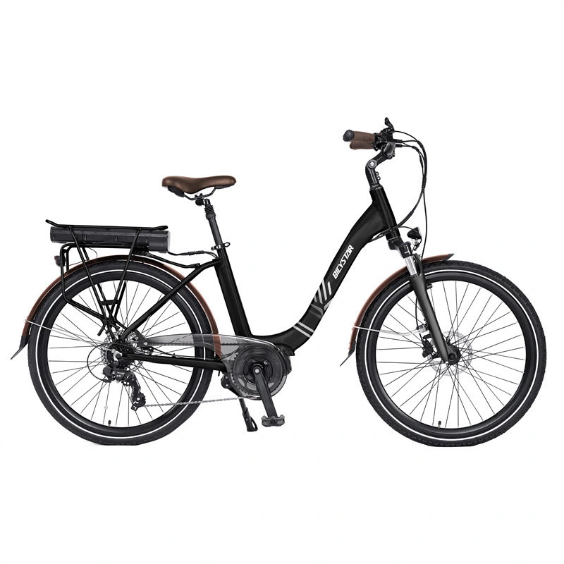 China Wholesale/Supplier Electric City Bike Carbon Fiber Aluminum Alloy Frame Lithium Power Full Suspension Bicystar City Electric Bicycle for Sale