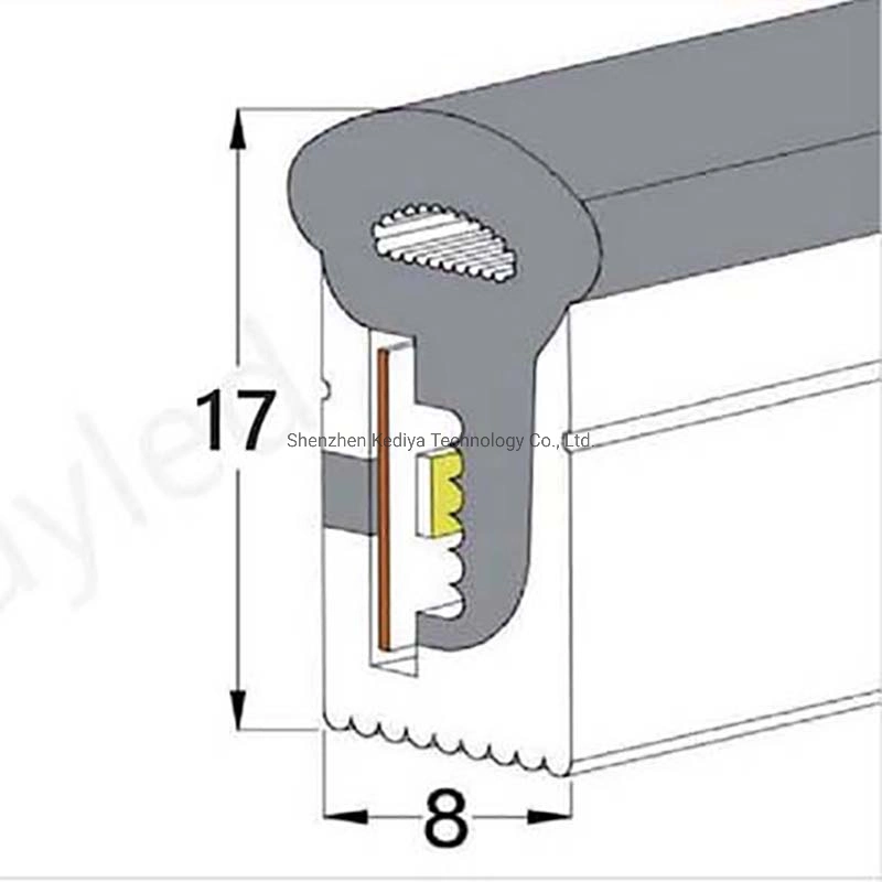 Aluminium Profil Neon Flex Rohr wasserdicht IP67/IP68 12V 24V LED Neonröhre