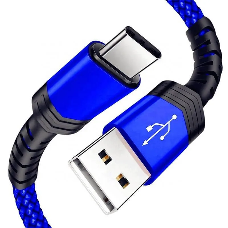 Cables USB-C a USB-a 3,1A para carga y datos Android Sincronización