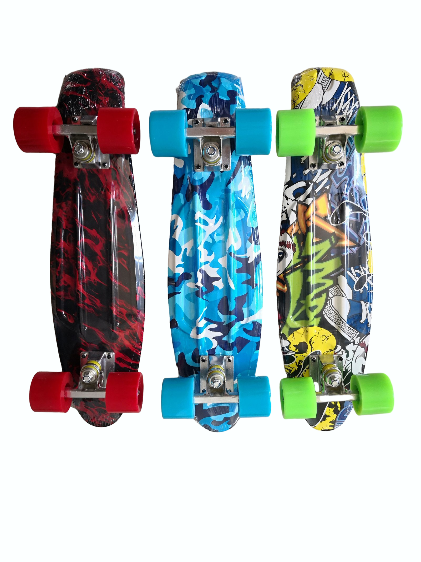 Compact Skateboard 22.5" Retro Plastic Mini Cruiser Skateboards (GS-SB-X1)