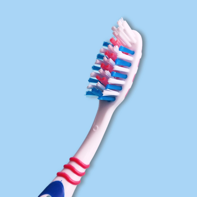 Haut de la qualité de brosse à dents à poils d'Action Transversale adulte prime l'utilisation domestique de brosse à dents de voyage