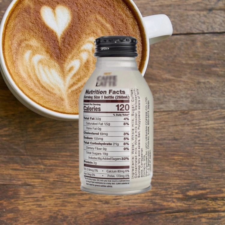 Serviço OEM 250ml de marcas de café vietnamita em sabor CAN Vanilla Café instantâneo