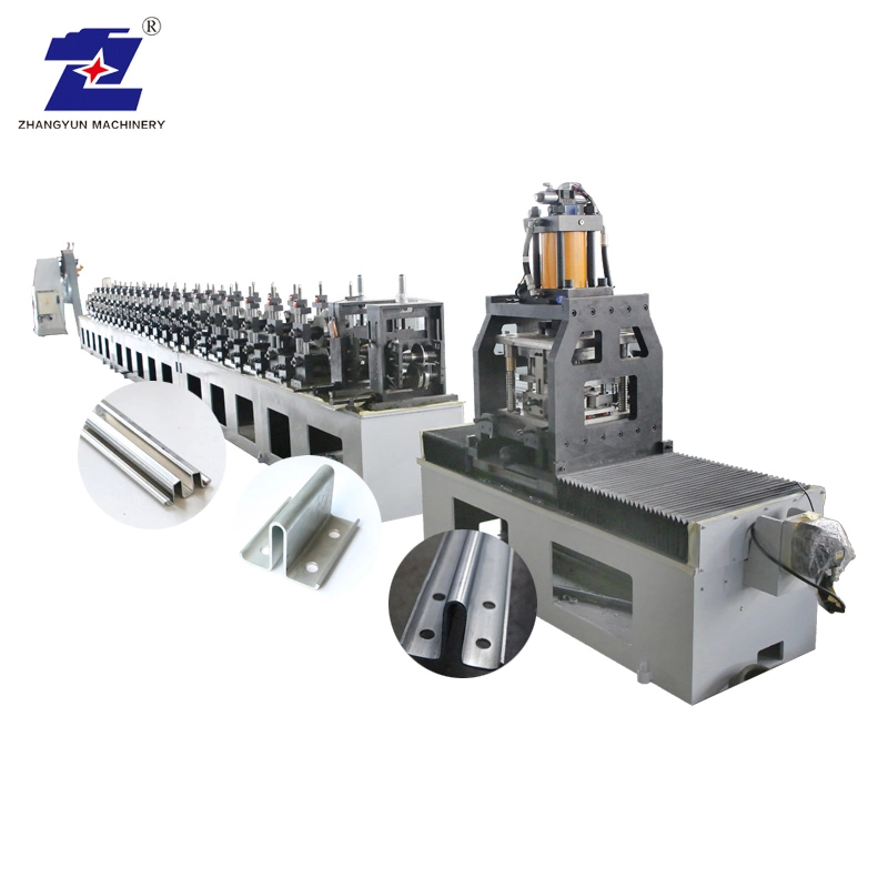 High Precision Making Galvanized Steel Profile Elevator Guide Rail Manufacturing Processing Equipment with PLC Control