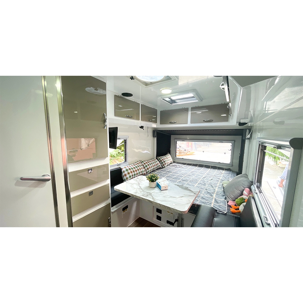 13FT off road Trailer de dobragem Camper deslize para fora a caravana do reboque de caravana