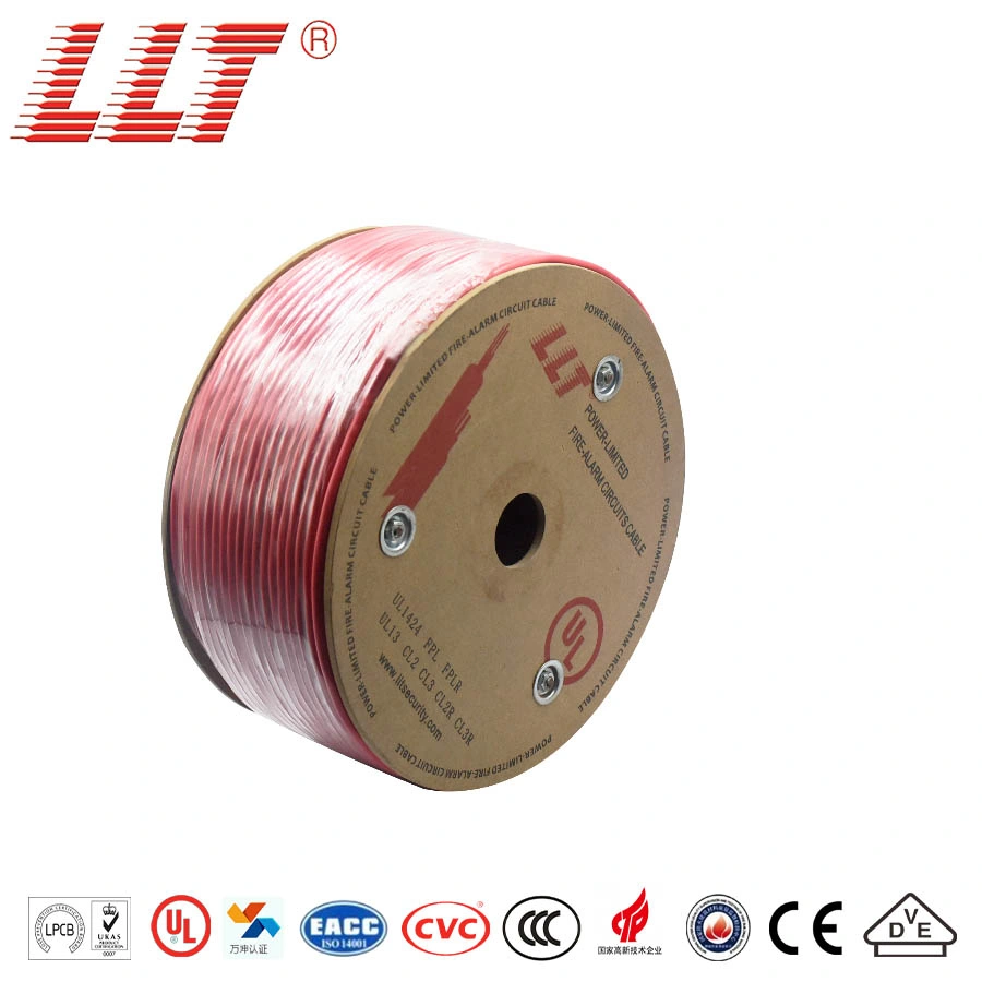 2 Core 1.5mm Silicon Jacket Fire Alarm Cable for Decoration Hotel High Building Airport