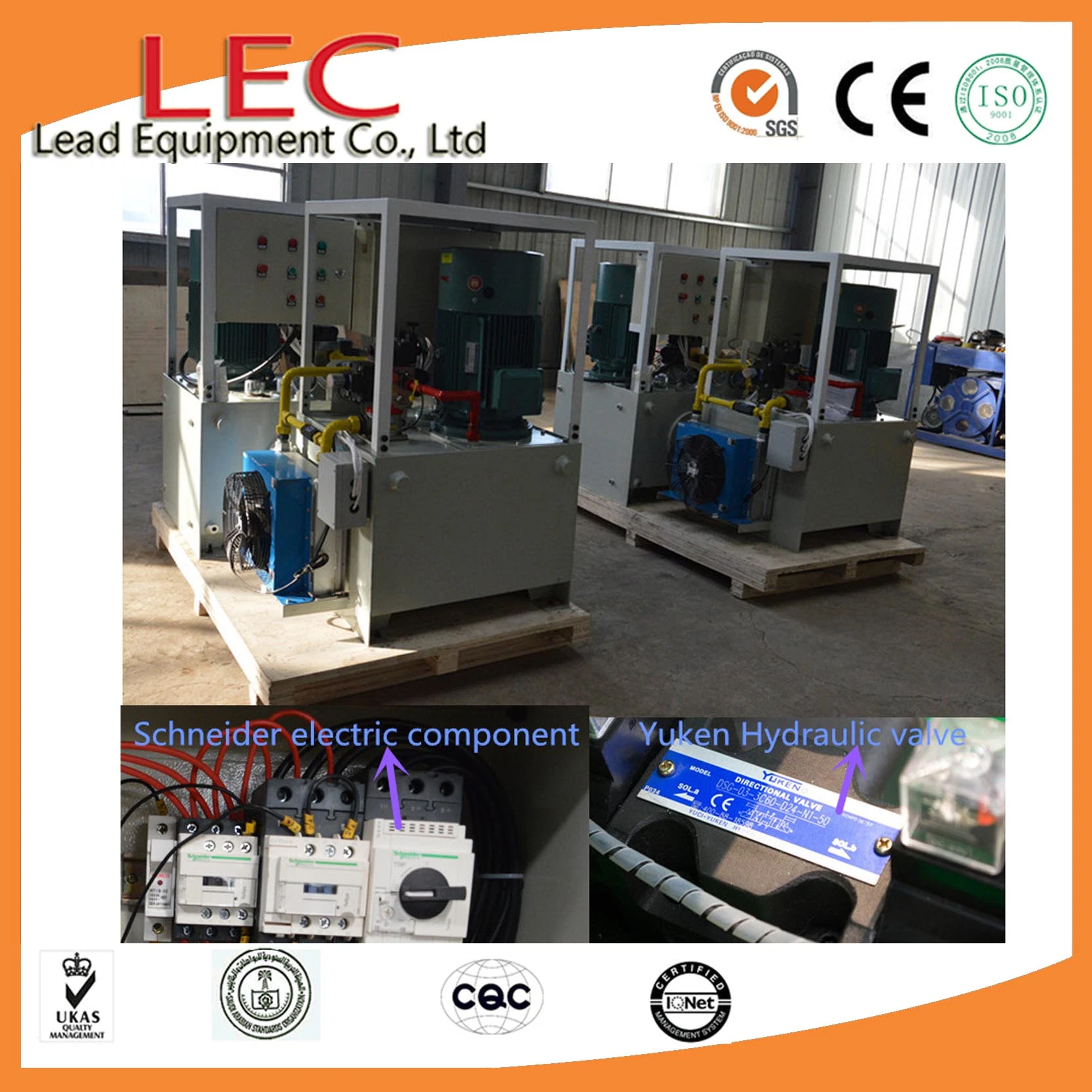 Electric Hydraulic Power Pack Unit with Air Cooler