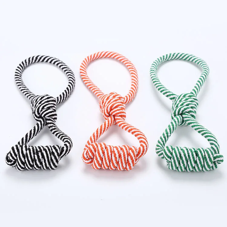 Trending Hot Products Eco Friendly Cotton Rope Material High Quality Wear Resistance Pet Educational Toy