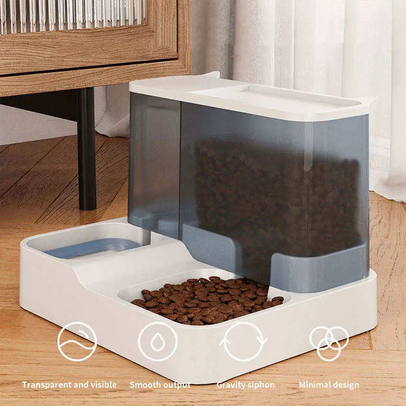 PP - Intelligent Safe Food Dog Water Bowl Control Private Pet Alimentador automático